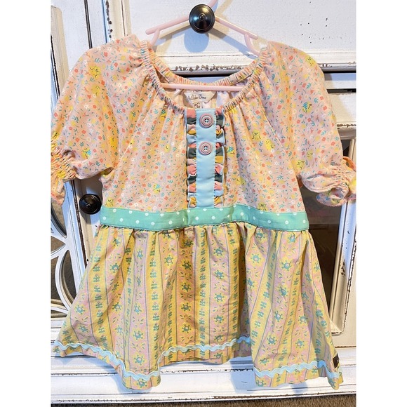 Matilda Jane Girls Dream Chasers Play Outside Tunic Size 6 - Picture 2 of 5